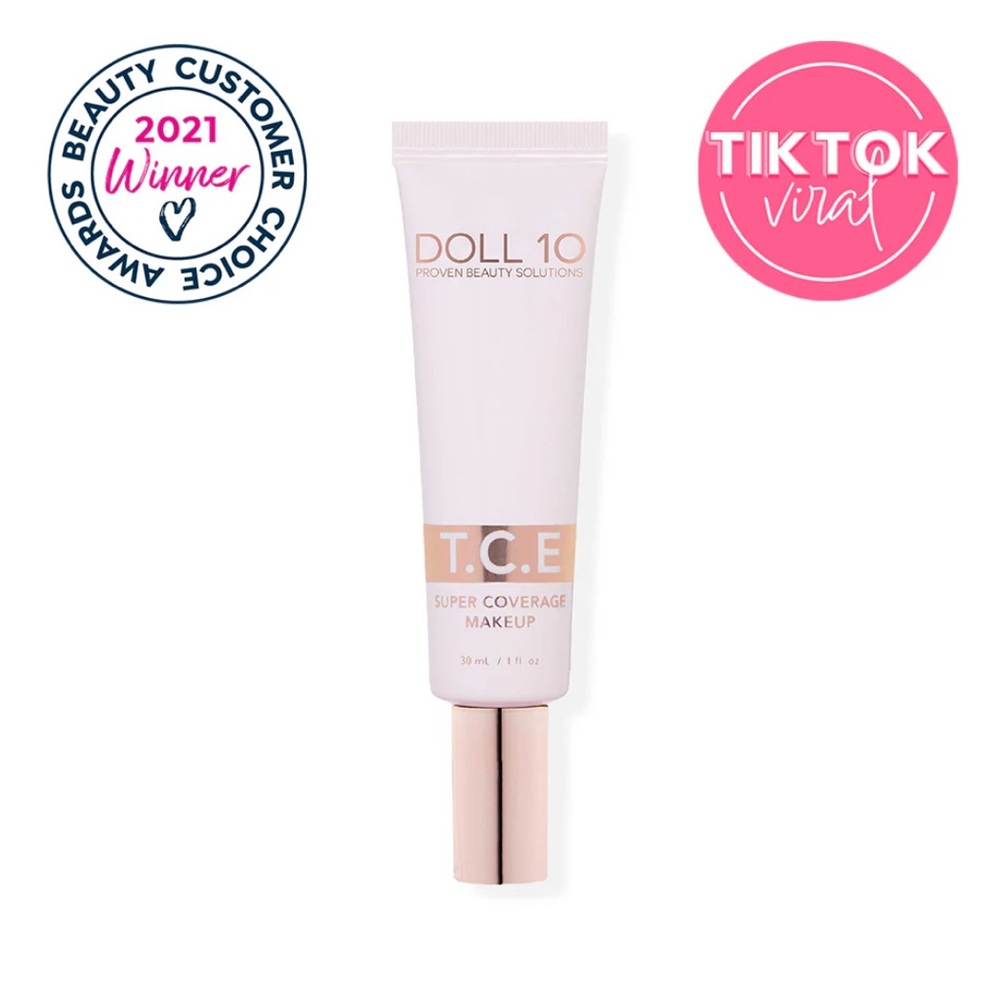 Doll 10 T.C.E. Super Coverage Makeup - Light/ Medium